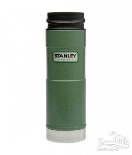 Термокружка зеленая 0,47L CLASSIC ONE HAND Stanley (Стенли) (10-01394-013)