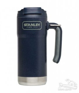 Термокружка тёмно-синяя 0,47L Adventure TRAVEL Stanley (Стенли) (10-01903-003)