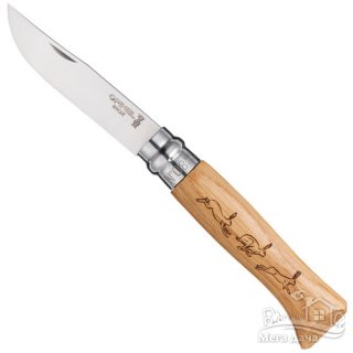 Нож Opinel (опинель) №8 Заяц 001623 (дуб)