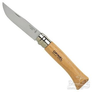 Туристический нож Opinel (опинель) Inox №10 VRI бук (123100)