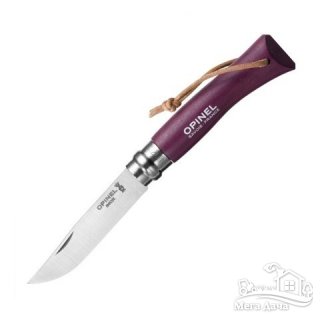 Нож Opinel (опинель) Inox Pop Plum No.07 001444 (Граб)