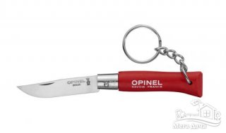 Нож брелок Opinel (опинель) Inox Origins brelok Red No.04 002055