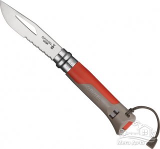 Туристический нож Opinel (опинель) N°8 Outdoor Earth-Red (001714)