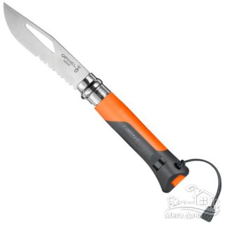 Туристический нож Opinel (опинель) N°8 Outdoor Orange (001577)