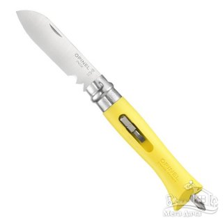 Нож Opinel (опинель) DIY №9 Inox Yellow (001804 )
