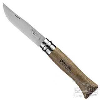 Туристический нож Opinel (опинель) Inox Lux Walnut №8 VRI Орех (000648/002022)