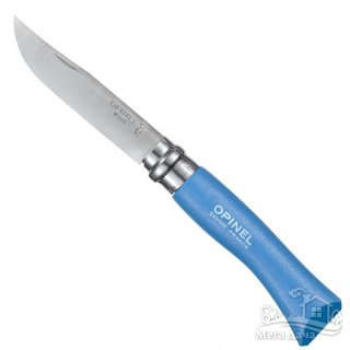 Нож Opinel (опинель) Inox Pop Sky Blue No.07 001424 (Граб)
