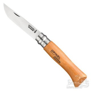 Туристический нож Opinel (опинель) Carbon Steel blister No.8 (000402)