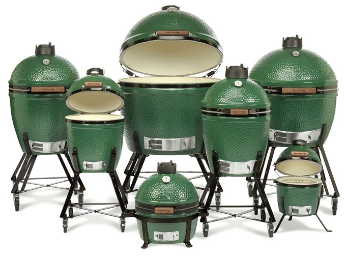 Модельный ряд грилей Big Green Egg Модельный ряд грилей Big Green Egg